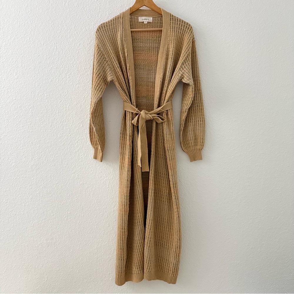 L*Space Encinitas Long Duster Knit Cardigan